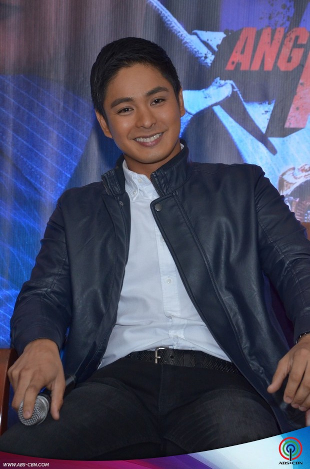 LOOK Coco Martin all smiles at his solo presscon for FPJ's Ang